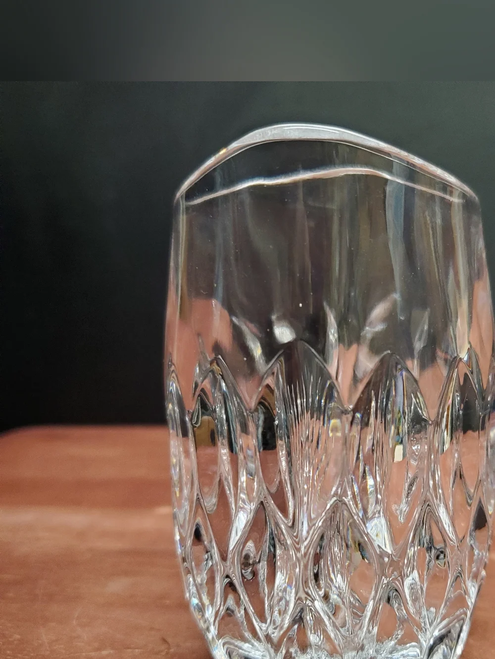 Vintage Gorham Althea Crystal Glass Pocket Vase West Germany